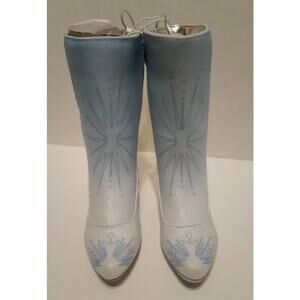 Disney Frozen Elsa Kids' Dress-Up Boots - Disney store Size 11-12